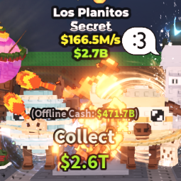 Buy Los Planitos 166.5M/s #09 100-249 M/s - Steal a Brainrot