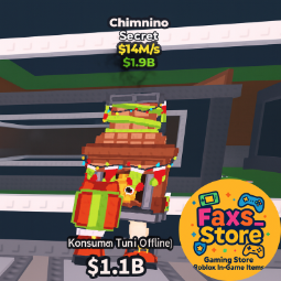 Buy ✨Chimnino 14M/s✨ 0-24 M/s - Steal a Brainrot