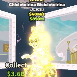 Buy Chicleteira Bicicleteira Divine 25-49 M/s - Steal a Brainrot
