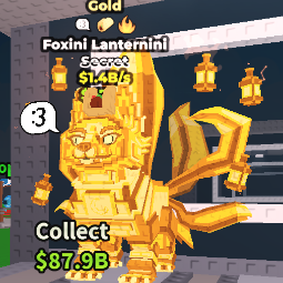 Buy Foxini Lanternini Gold 1.4b 1-4.99 B/s - Steal a Brainrot