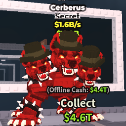 Buy Cerberus 1.6b 1-4.99 B/s - Steal a Brainrot