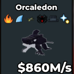 Buy Orcaledon 750-999.99 M/s - Steal a Brainrot