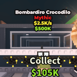 Buy Bombardiro Crocodilo 1-999.99 K/s - Steal a Brainrot