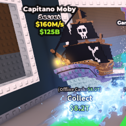 Buy Capitano Moby 160m/s 100-249 M/s - Steal a Brainrot