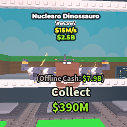 Buy ⭐Nuclearo Dinossauro⭐ 0-24 M/s - Steal a Brainrot