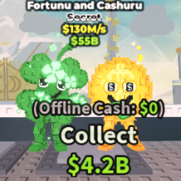 Buy ⭐Fortunu and Cashuru⭐ 100-249 M/s - Steal a Brainrot