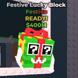 Buy Festive Lucky Block 0 - Steal a Brainrot
