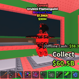 Buy Urubini Flamenguini CURSED 0-24 M/s - Steal a Brainrot