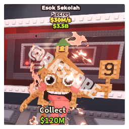 Buy Esok Sekolah 25-49.99 M/s - Steal a Brainrot