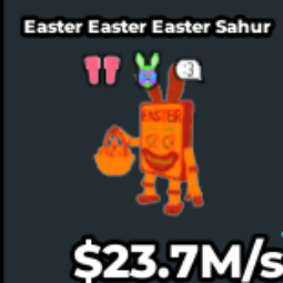 Buy 🔥🔥 Lava Easter Easter Easter Sahur 🔥🔥 Random $/s 25-49 M/s - Steal a Brainrot