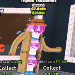 Buy Triplito Tralaleritos 7,8m/s 0-24 M/s - Steal a Brainrot
