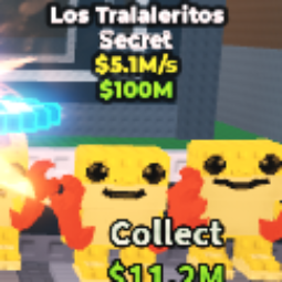 Buy Gold Los Tralaleritos 5.1m/s 0-24 M/s - Steal a Brainrot