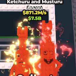 Buy 871.2M/s Rainbow Ketchuru and Musturu With 3 Traits 750-999 M/s - Steal a Brainrot
