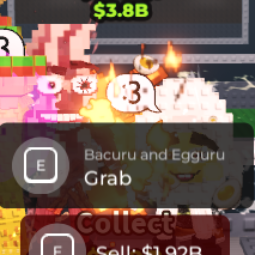 Buy Bacuru and Egguru 250-499.99 M/s - Steal a Brainrot