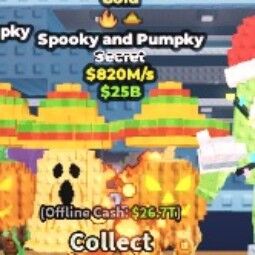 Buy Gold Spooky and Pumpky | 820M/s | (Secret) - Steal A Brainrot (SAB) | RBL 750-999 M/s - Steal a Brainrot