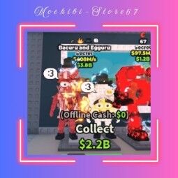 Buy Bacuru and Egguru 250-499.99 M/s - Steal a Brainrot