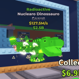 Buy Nuclearo Dinossauro Radioactive 100-249 M/s - Steal a Brainrot