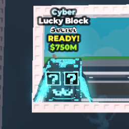 Buy 🤖 Secret Lucky Block 🤖 Cyber 🤖 0 - Steal a Brainrot