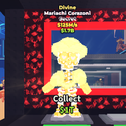 Buy Divine Mariachi Corazoni 100-249 M/s - Steal a Brainrot