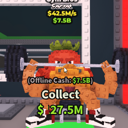 Buy Gym Bros 25-49.99 M/s - Steal a Brainrot