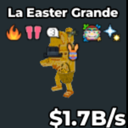 Buy LA EASTER GRANDE⭐Gold + 8 traits⭐| 1.7b/s 1-4.99 B/s - Steal a Brainrot