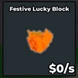 Buy FESTIVE LUCKY BLOCK [RAINBOW] CHEAP AND FAST DELIVERY 0 - Steal a Brainrot