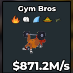 Buy Gym Bros 750-999.99 M/s - Steal a Brainrot