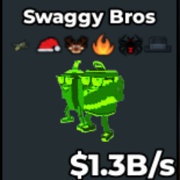 Buy Swaggy Bros 1-4.99 B/s - Steal a Brainrot