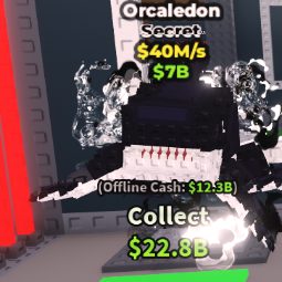 Buy Orcaledon 25-49.99 M/s - Steal a Brainrot
