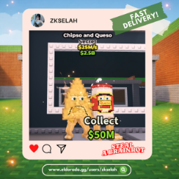Buy ⭐Chipso and Queso⭐ 25-49 M/s - Steal a Brainrot