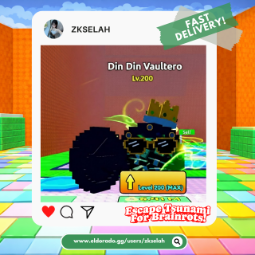 Buy Din Din Vaultero Divine RENDOM - Escape Tsunami For Brainrots