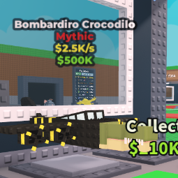 Buy Bombardiro Crocodilo 1-999.99 K/s - Steal a Brainrot