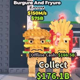 Buy Burguro and Fryuro 100-249 M/s - Steal a Brainrot