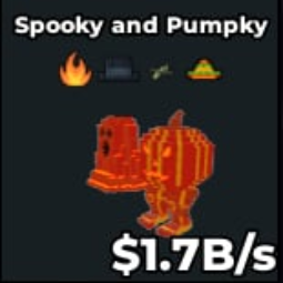 Buy Spooky and Pumpky 1-4.99 B/s - Steal a Brainrot