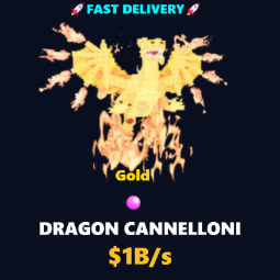 Buy ⭐ Dragon Cannelloni 1B/s 【SAB Secret Gold】⭐ INSTANT DELIVERY ⚡ 1-4.99 B/s - Steal a Brainrot