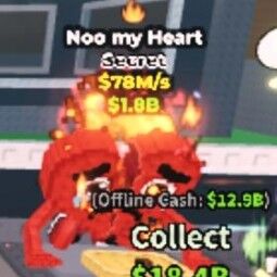 Buy Noo My Heart 78M/s {15} 50-99 M/s - Steal a Brainrot