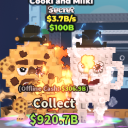 Buy 3.7b/s Cooki and Milki 1+ B/s - Steal a Brainrot