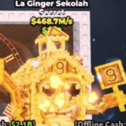 Buy GOLD LA GINGER SEKOLAH 468.7 ✅ 250-499 M/s - Steal a Brainrot
