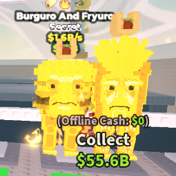 Buy Burguro and Fryuro 1.6B/s 1-4.99 B/s - Steal a Brainrot