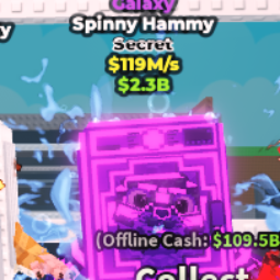 Buy SPINNY HAMMY GALAXY 119 M 100-249 M/s - Steal a Brainrot