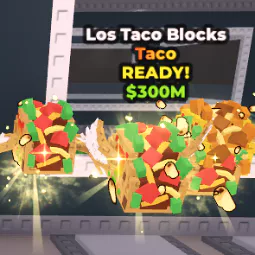 Buy 3x Los Taco Blocks 250-499 M/s - Steal a Brainrot