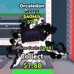 Buy Orcaledon 25-49.99 M/s - Steal a Brainrot