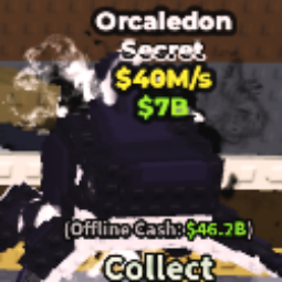 Buy Orcaledon 25-49.99 M/s - Steal a Brainrot