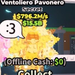 Buy Cheapest Ventoliero Pavonero GOLD 796.2M/s + 3 Traits NO TACO (Steal A Brainrot) 750-999 M/s - Steal a Brainrot