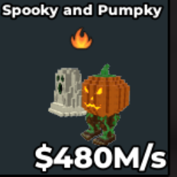 Buy Spooky and Pumpky 250-499.99 M/s - Steal a Brainrot