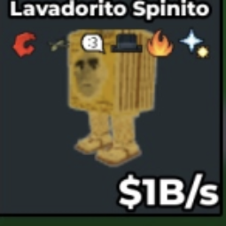 Buy Lavadorito Spinito 1-4.99 B/s - Steal a Brainrot