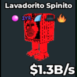 Buy Lavadorito Spinito 1-4.99 B/s - Steal a Brainrot