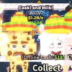 Buy 1.2B/s Cooki And Milki #4 1-4.99 B/s - Steal a Brainrot