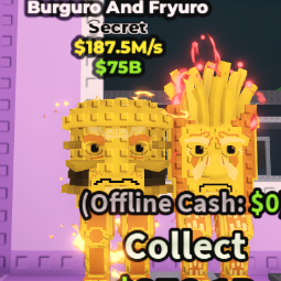 Buy 💰 Burguro and Fryuro [Gold] 187.5 M/s ⚡ CHEAP 100-249 M/s - Steal a Brainrot