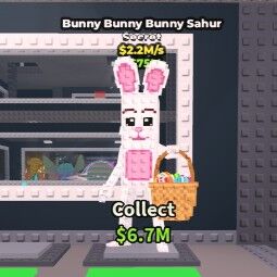 Buy Bunny Bunny Bunny Sahur 1-24.99 M/s - Steal a Brainrot